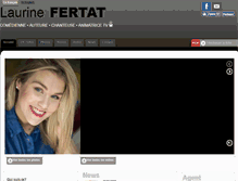 Tablet Screenshot of laurine-fertat.com